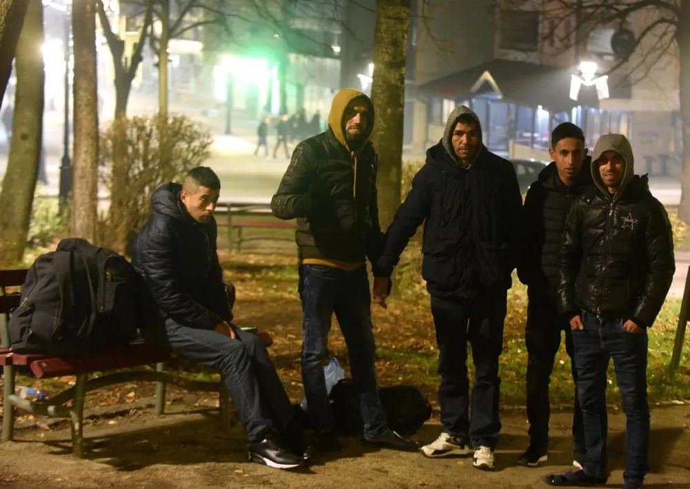 Мигранти у Пљевљима 