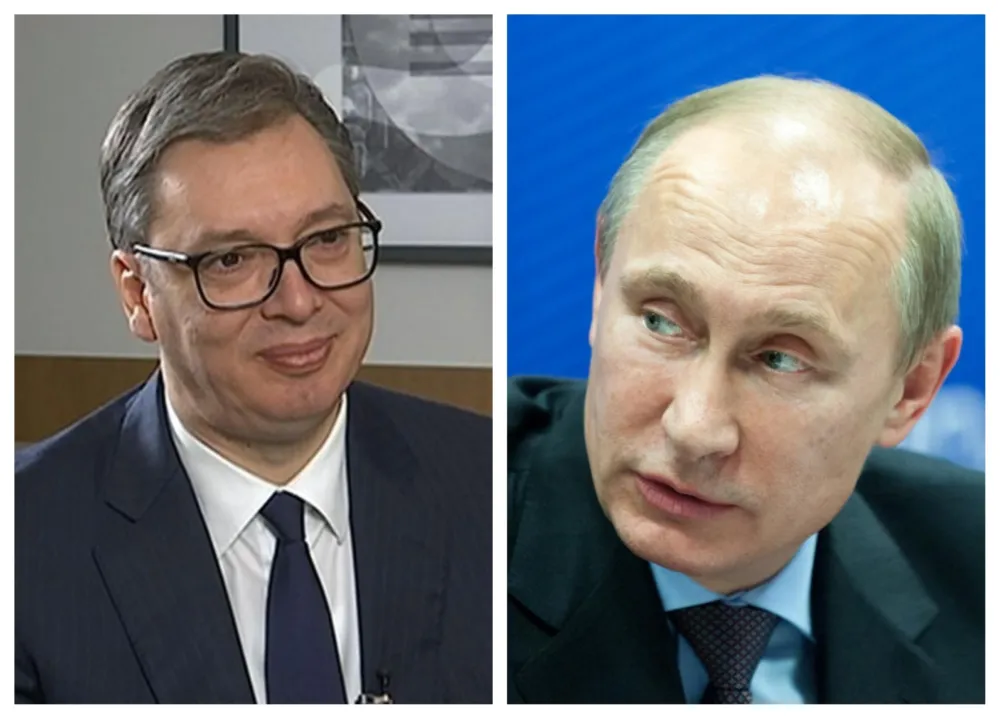 Вучић, Путин