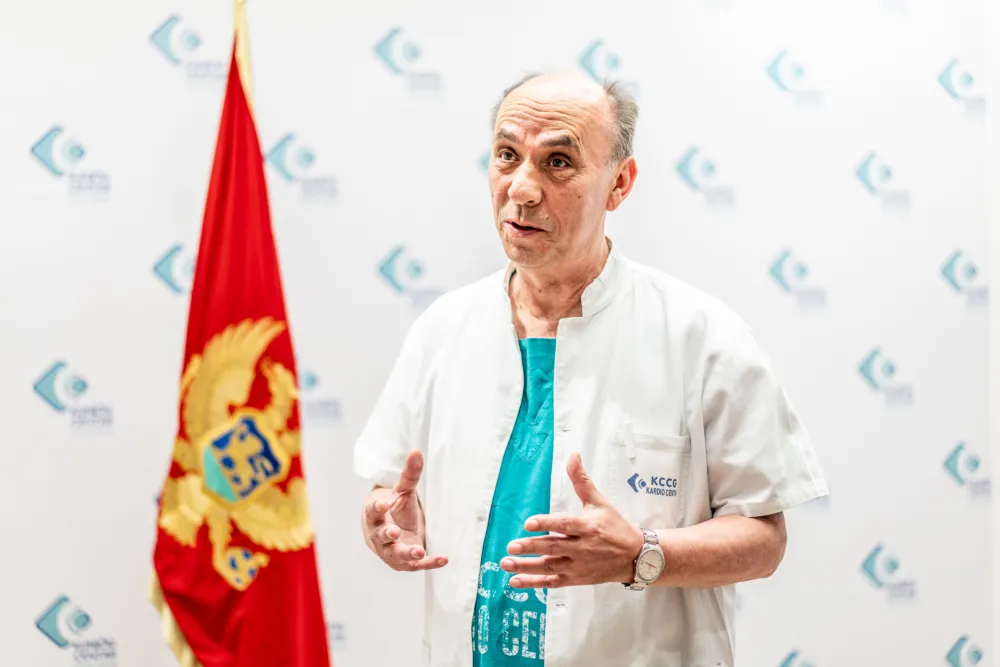 Foto: KCCG<br>Doktor Srđan Pavićević