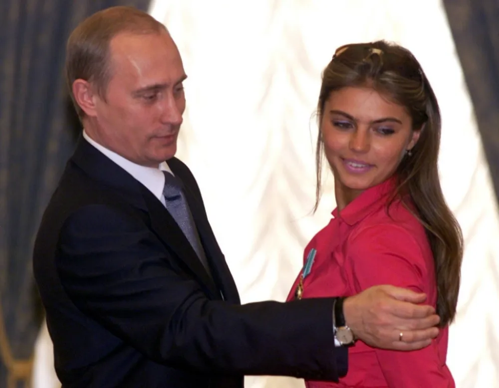 Путин и Алина Кабајева