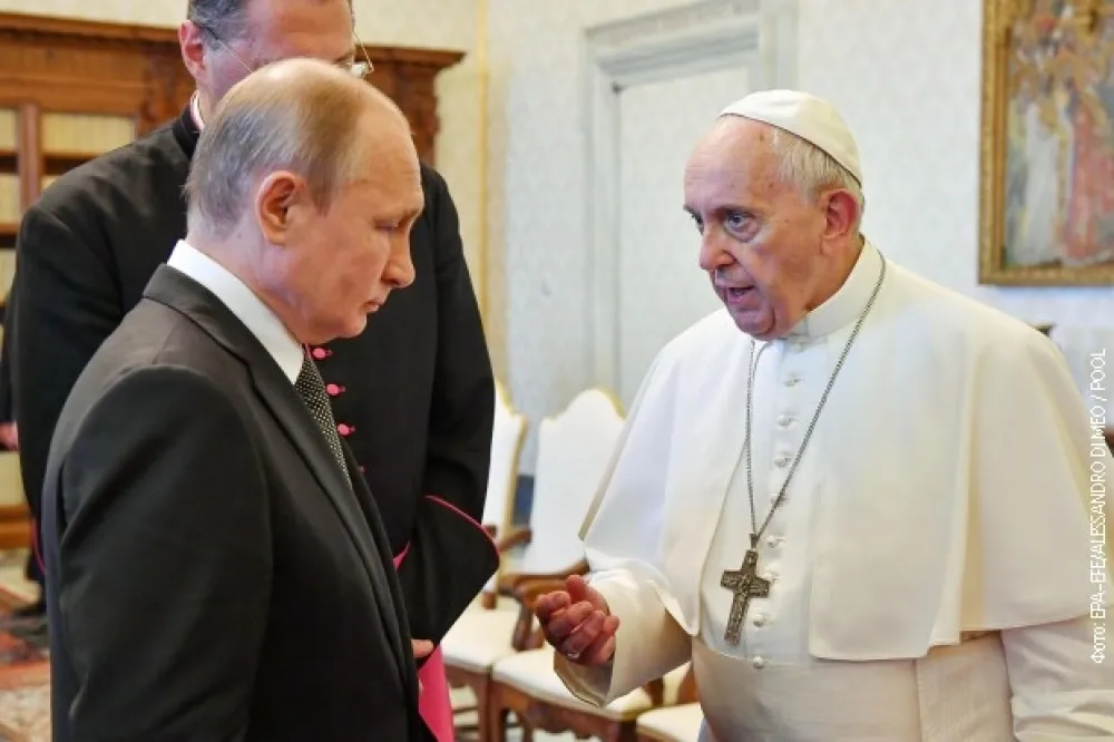 Vladimir Putin i papa Franja