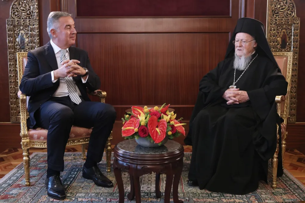 Đukanović - Vatrolomej (kabinet predjsednika foto)