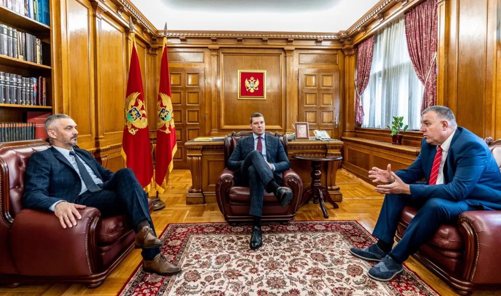 Miljanić, Adžić, Brđanin (FOTO: MUP)