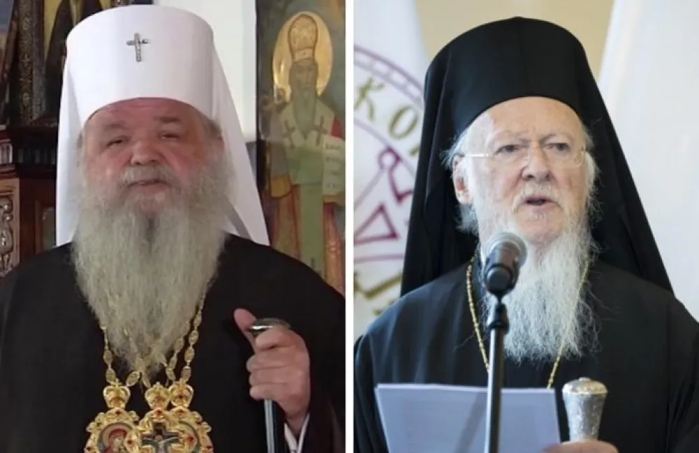 Васељенски патријарх Вартоломеј и митрополит Стефан Патријаршијски