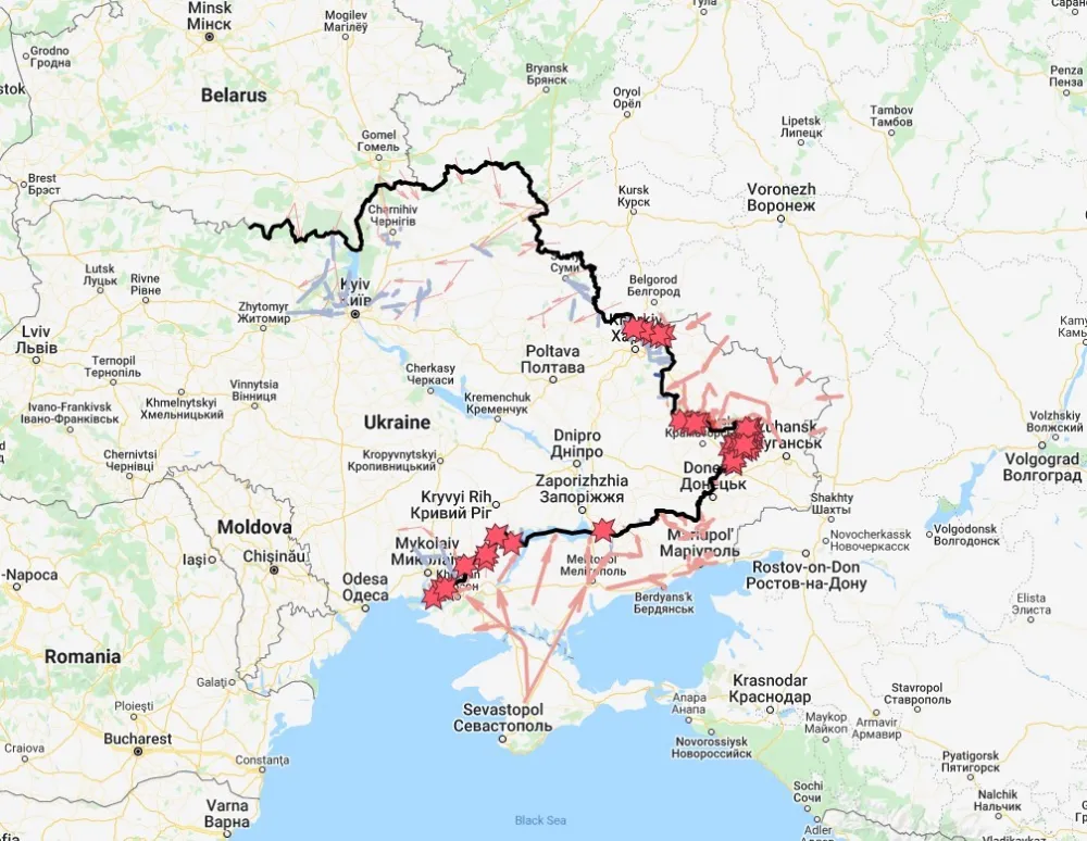 Dana&scaron;nji prikaz interaktivne mape (Foto: Skrin&scaron;ot)