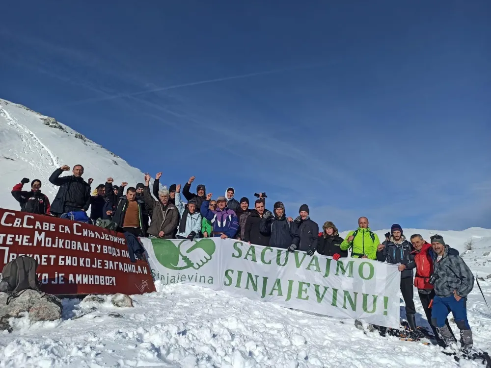FOTO: NVO Sačuvajmo Sinjajevinu (Arhiva)