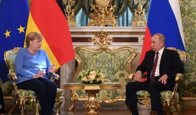 Меркел и Путин
