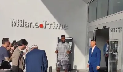 Origi u trening centru Milana