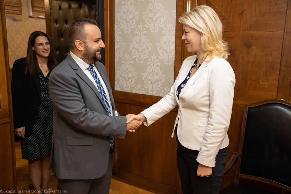 Danijela Đurović sa delegacijom Vestministerske fondacije za demokratiju