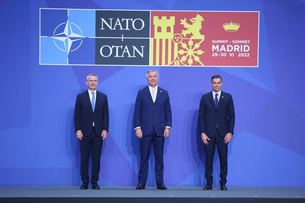Milo Đukanović, Jens Stoltenberg, Pedro Sančez