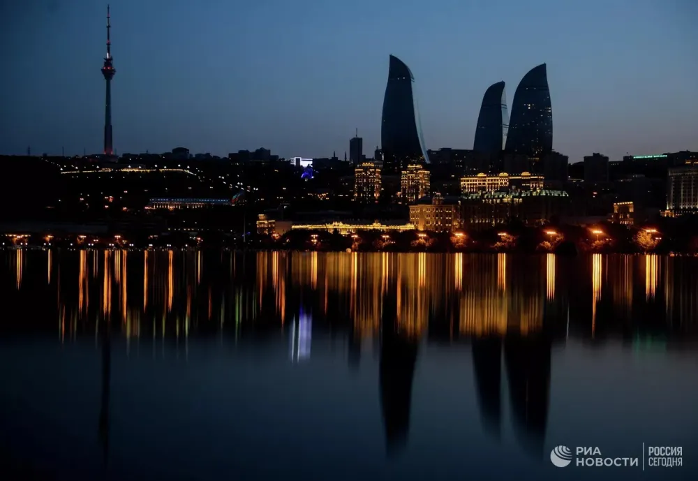 Baku, Azerbejdžan (ilustracija)
