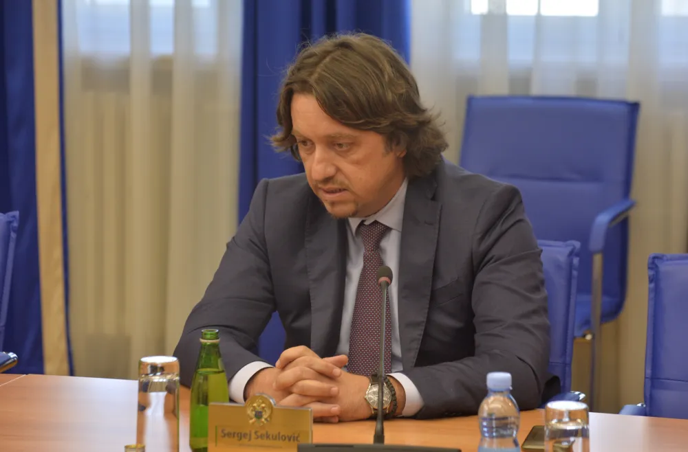 Odbor za bezbjednost, saslusanje direktora policije, sergej Sekulovic, ministar policije