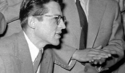 Кумови и пријатељи, Антоније Исаковић и Добрица Ћосић, 1953. г (ФОТО: ВИКИПЕДИЈА)