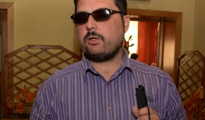Goran Macanovic - predsednik udruzenja slijepih Niksica