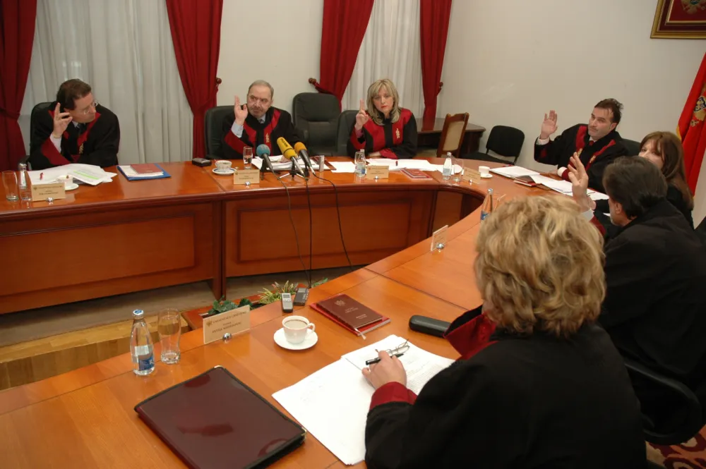 Ustavni sud CG<br>Sudije Ustavnog suda<br>