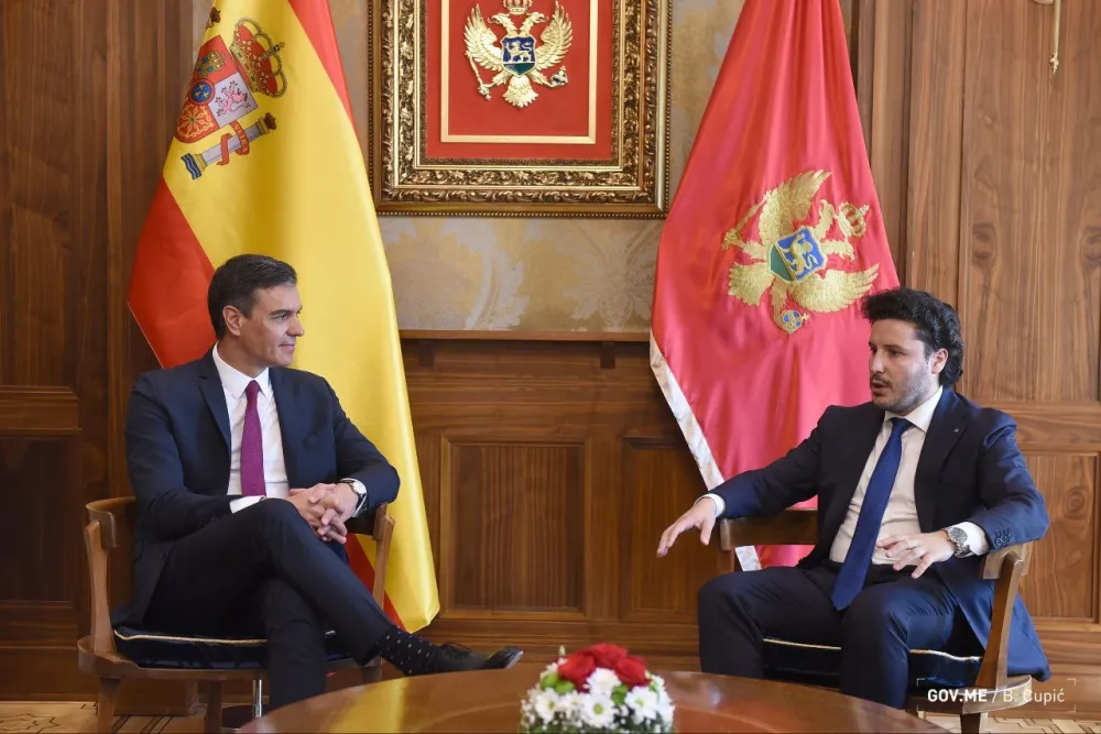 Pedro Sančez i Dritan Abazović