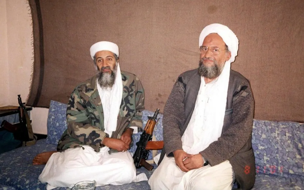 Osama bin Laden i Ajman al-Zavahiri Foto