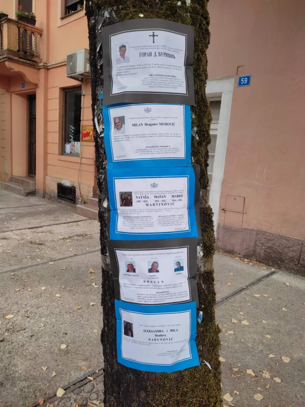 Čitulje na Cetinju