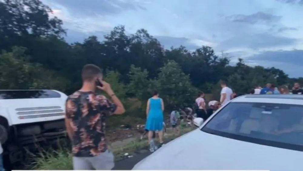Prevrnuo se autobus sa državljanima Srbije