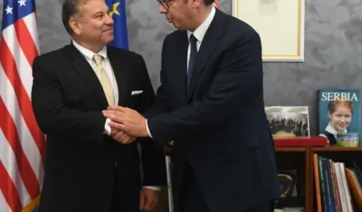 Danijel Eskobar Aleksandar Vučić Brisel