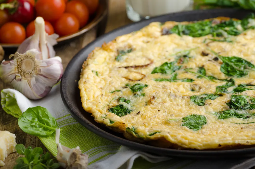 Omlet sa spanaćem