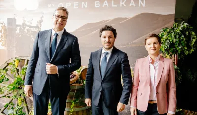 Vučić, Abazović i Brnabić