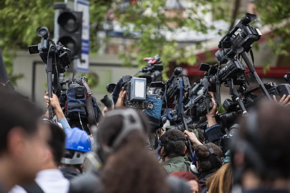 Protest novinara u Parizu