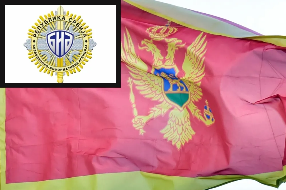 Foto: BIA logo<br>Foto: Zastava Crne Gore - Lazar Ružić