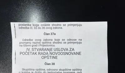 Zeta i dalje čeka predlog Op&scaron;tine Tuzi kako bi formirali Organizacioni odbor za razgraničenje