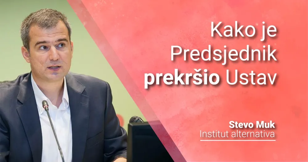 Institut alternativa, Stevo Muk