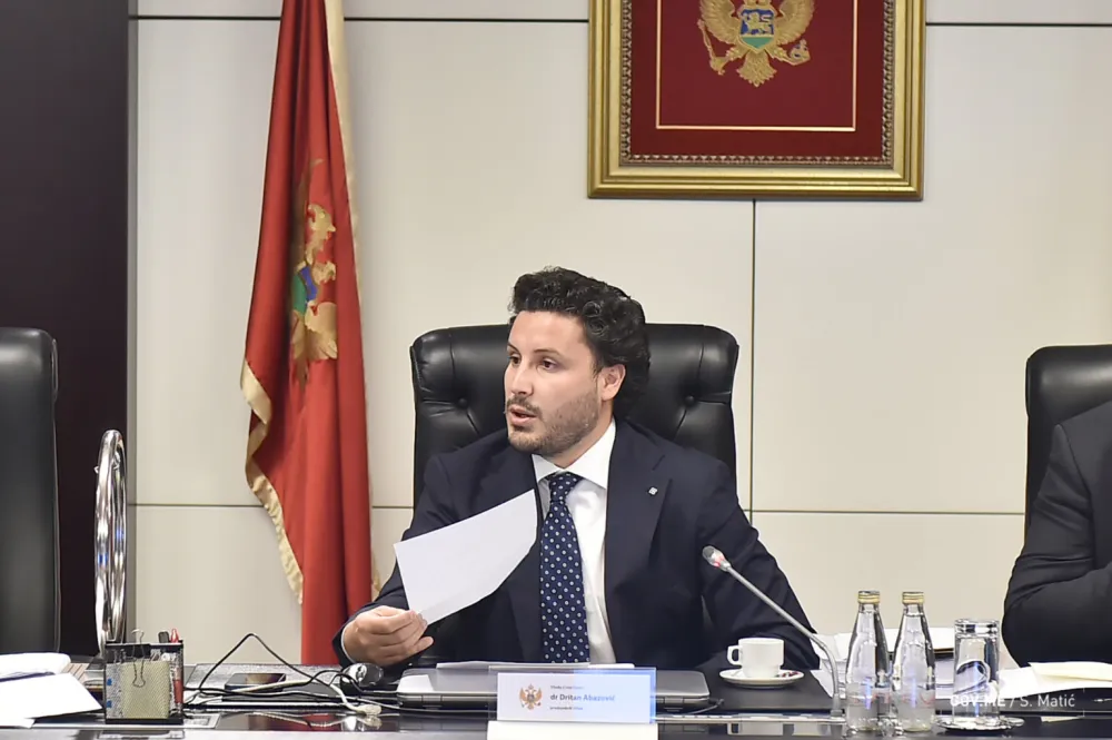 Абазовић на сједници Владе