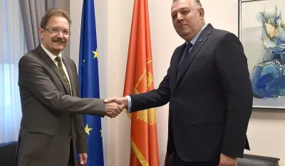 Miljanić i ambasador Feltena: Njemačka podržava antikorupcijske inicijative CG