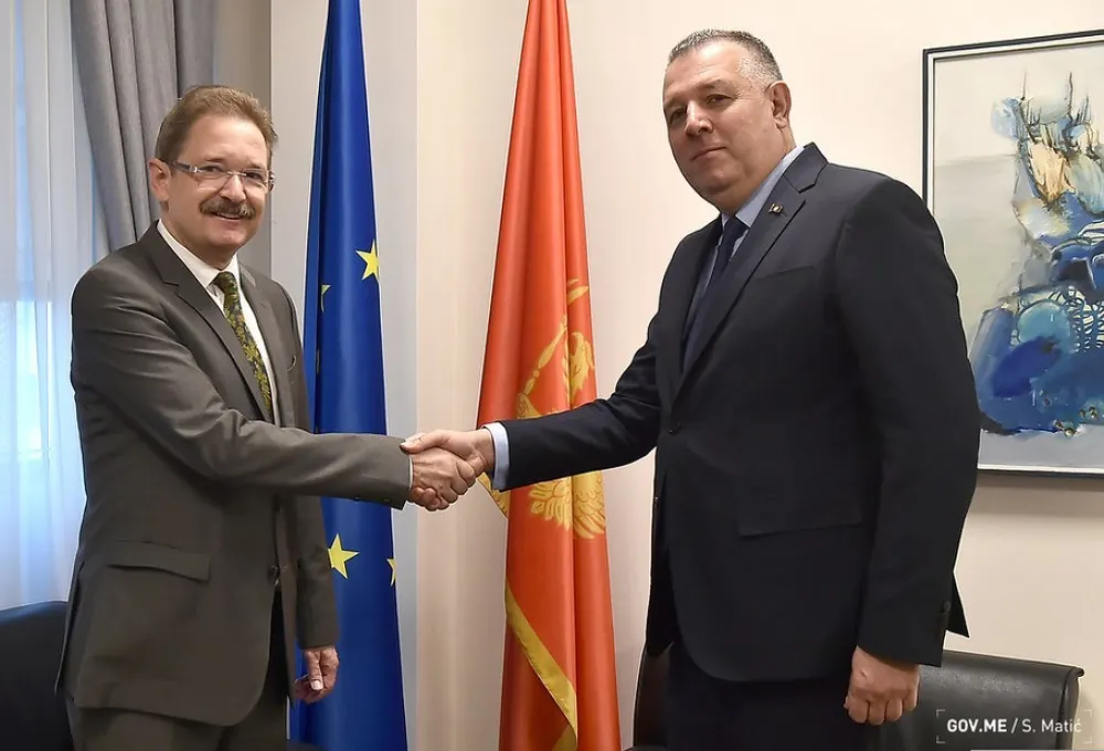 Miljanić i ambasador Feltena: Njemačka podržava antikorupcijske inicijative CG