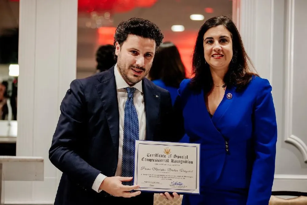 Abazoviću specijalno priznanje američkog Kongresa