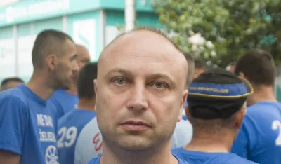 radnici zeljezare ispred vlade
