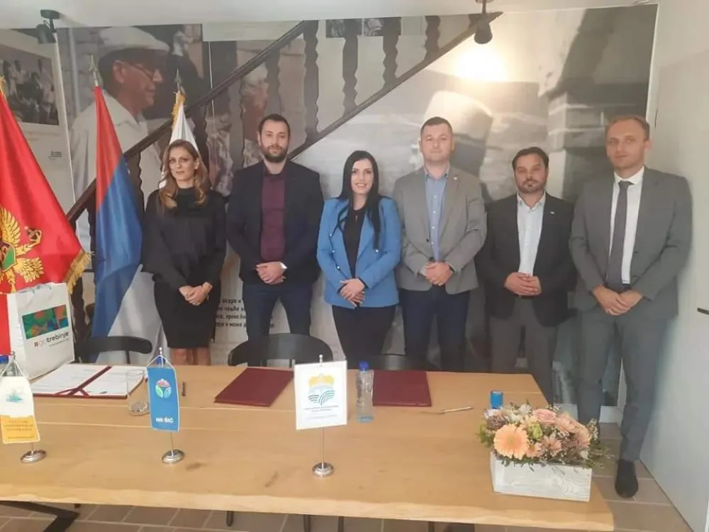 U Kući nobelovca potpisan Protokol o saradnji turističkih organizacija Nik&scaron;ića, Herceg Novog i Trebinja