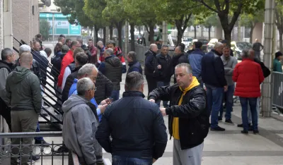 protest bivsih radnika kapa ispred vlade, protest kapovaca, kapovci, kap