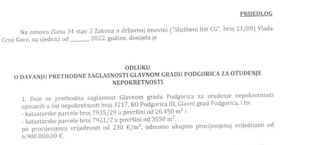 Predlog Vlade