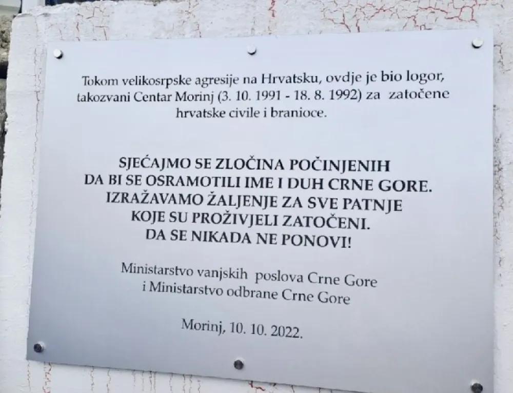 Op&scaron;tina Kotor juče nije postupila po nalogu inspekcije: Spomen-ploča stiže do tužioca