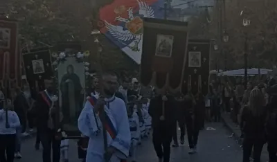 Литија улицама Пљеваља