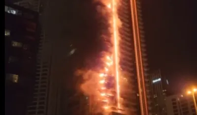 pozar u Dubaiju