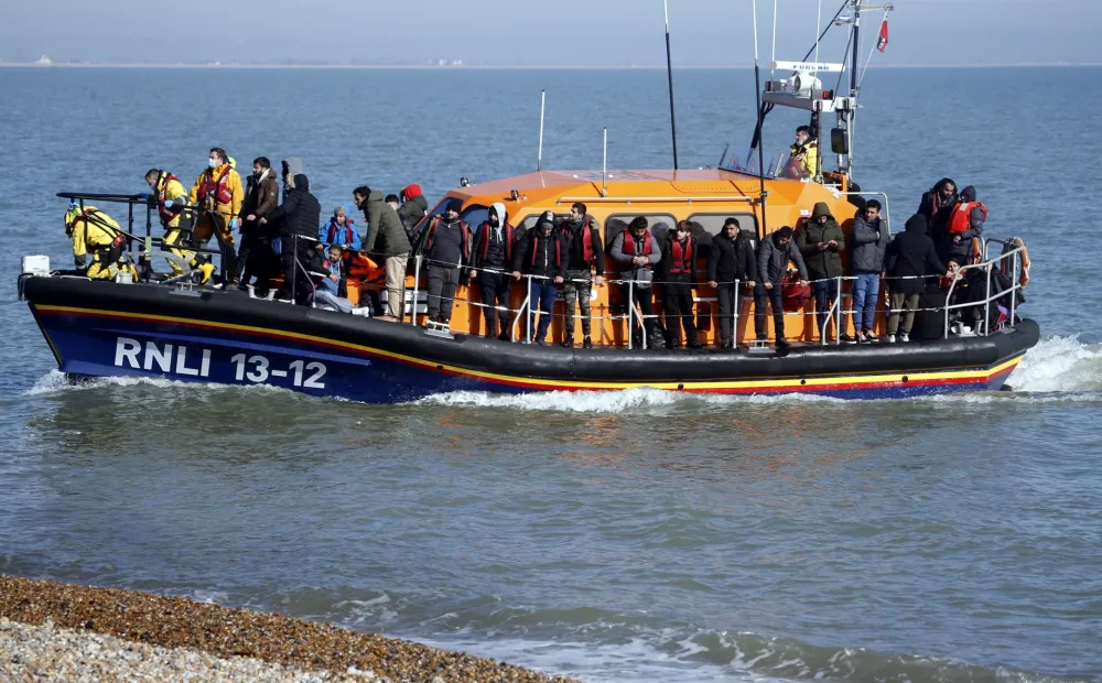 Migranti Laman&scaron;om stižu u Britaniju