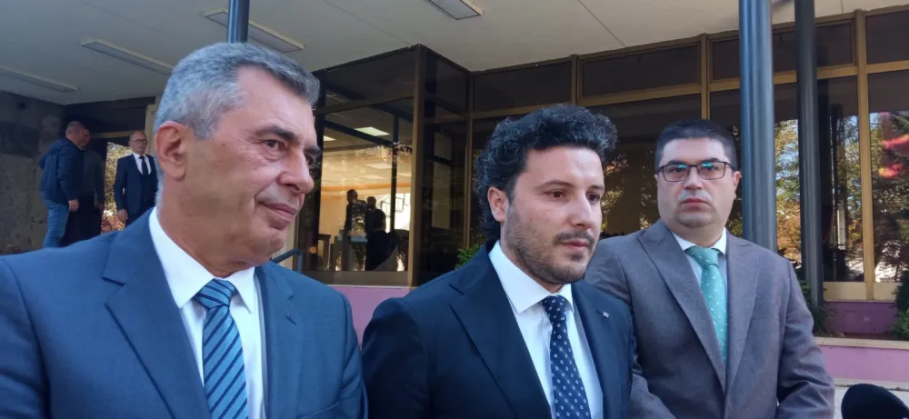 Milutin Đukanović, Dritan Abazović i Nikola Rovčanin