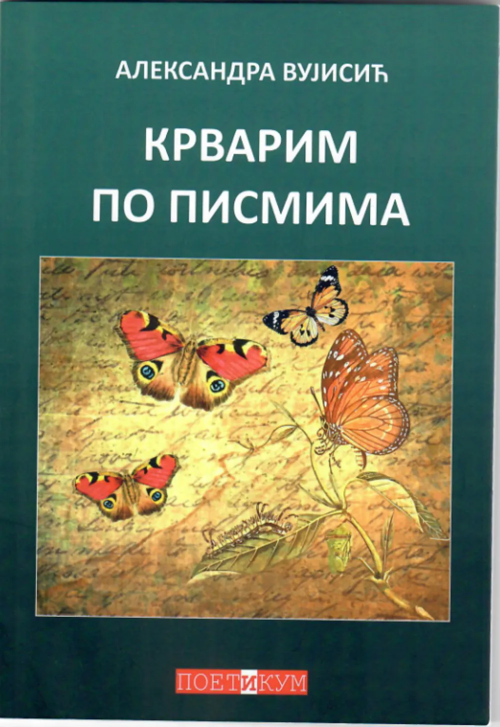 Naslovnica Krvarim po pismima Aleksandra Vujisić