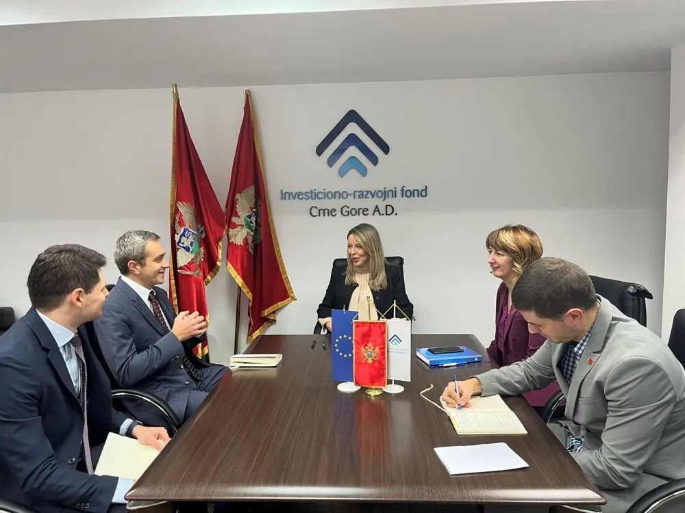 Irena Radović na sastanku sa predstavnicima EIB za Balkan