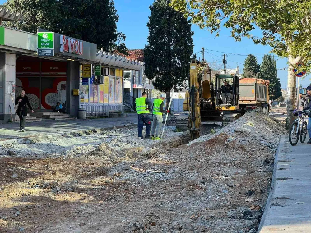 Počela rekonstrukciјa puta u centru Tuzi: Za 550 metara puta 347 hiljada eura