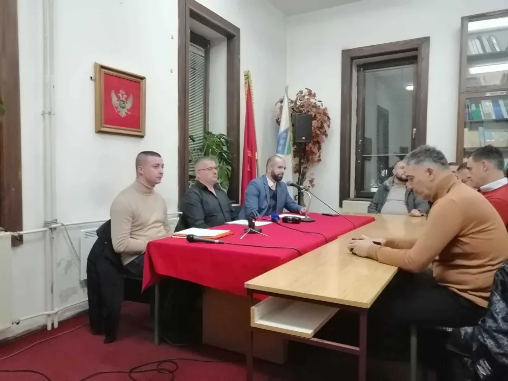 Dizdarević, &Scaron;ćekić i Dacić na tribini