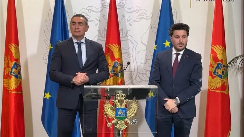 Aleksandar Damjanović i Dritan Abazović<br><br>