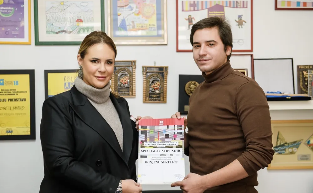Ognjen Sekulić dobitnik stipendiјe