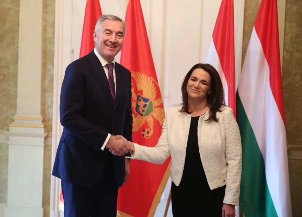 Milo Đukanović i Katalin Novak